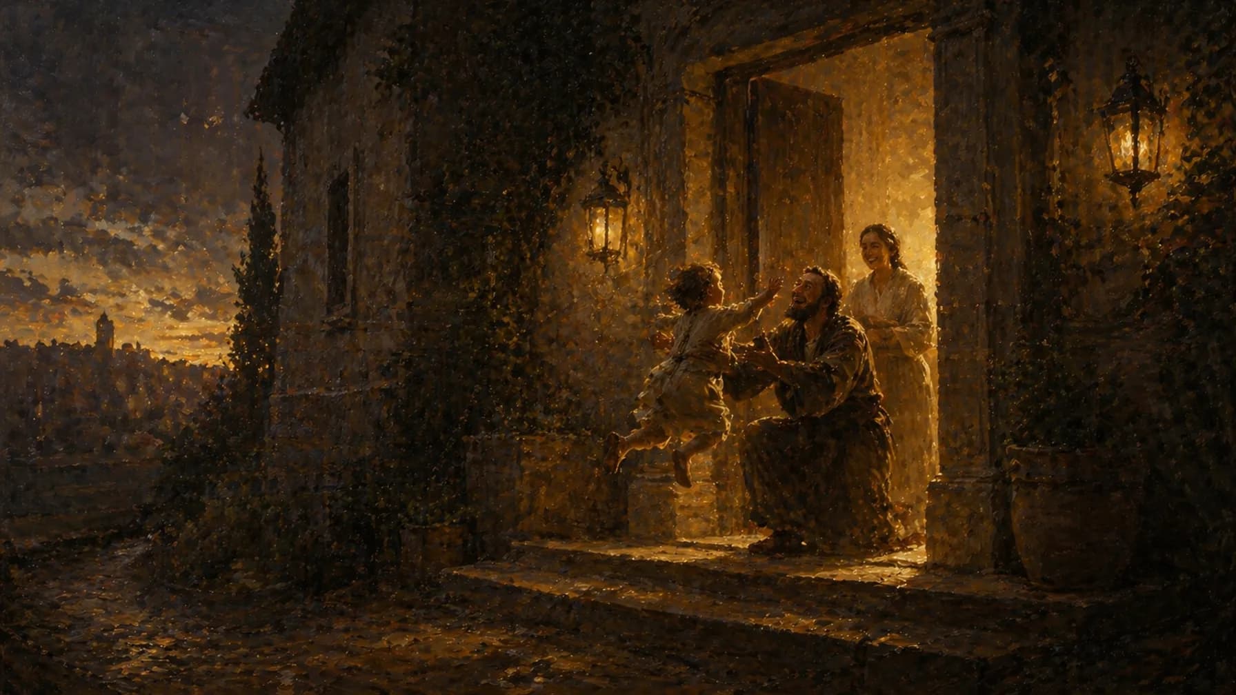 Adoption as Sons illustration for Protos Bible study guide