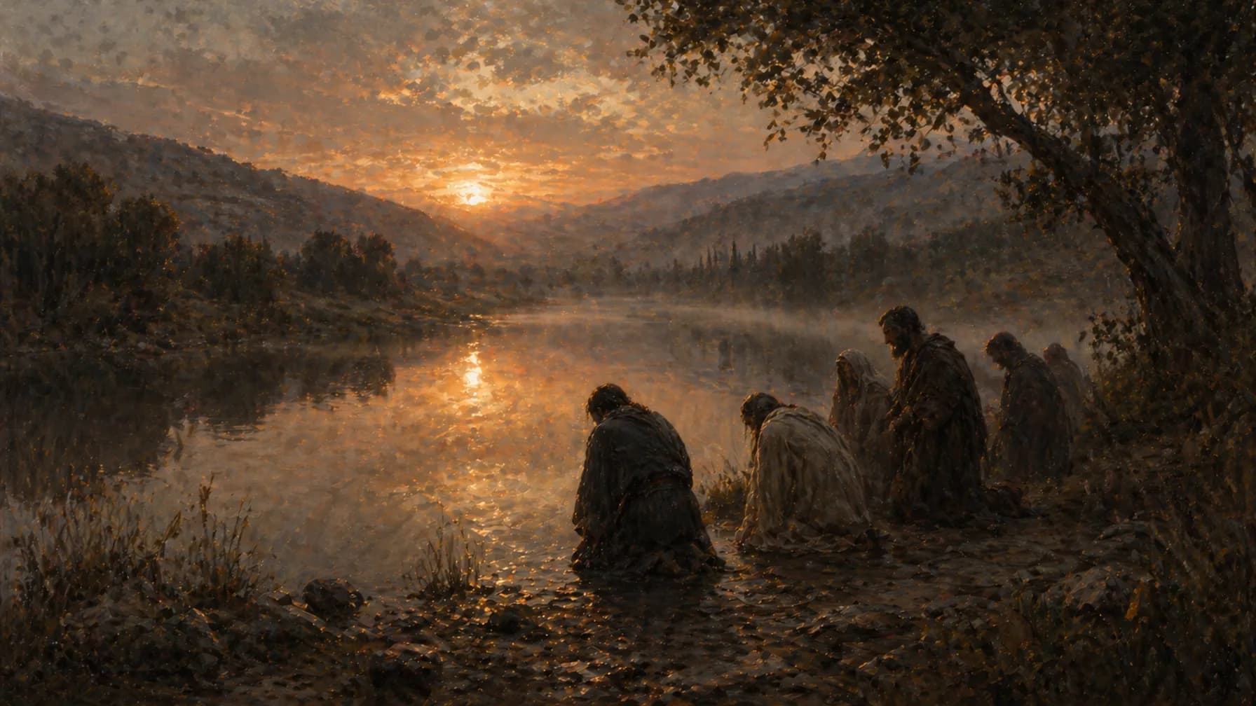Baptism Across Traditions illustration for Protos Bible study guide