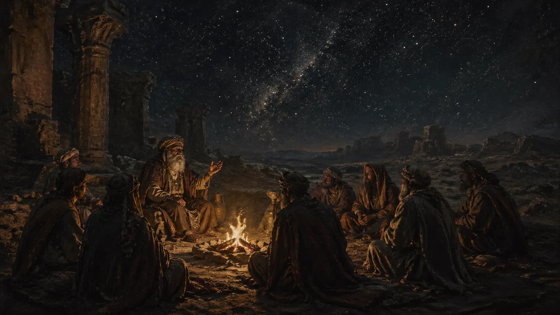 Narrative as revelation illustration for Protos Bible study guide