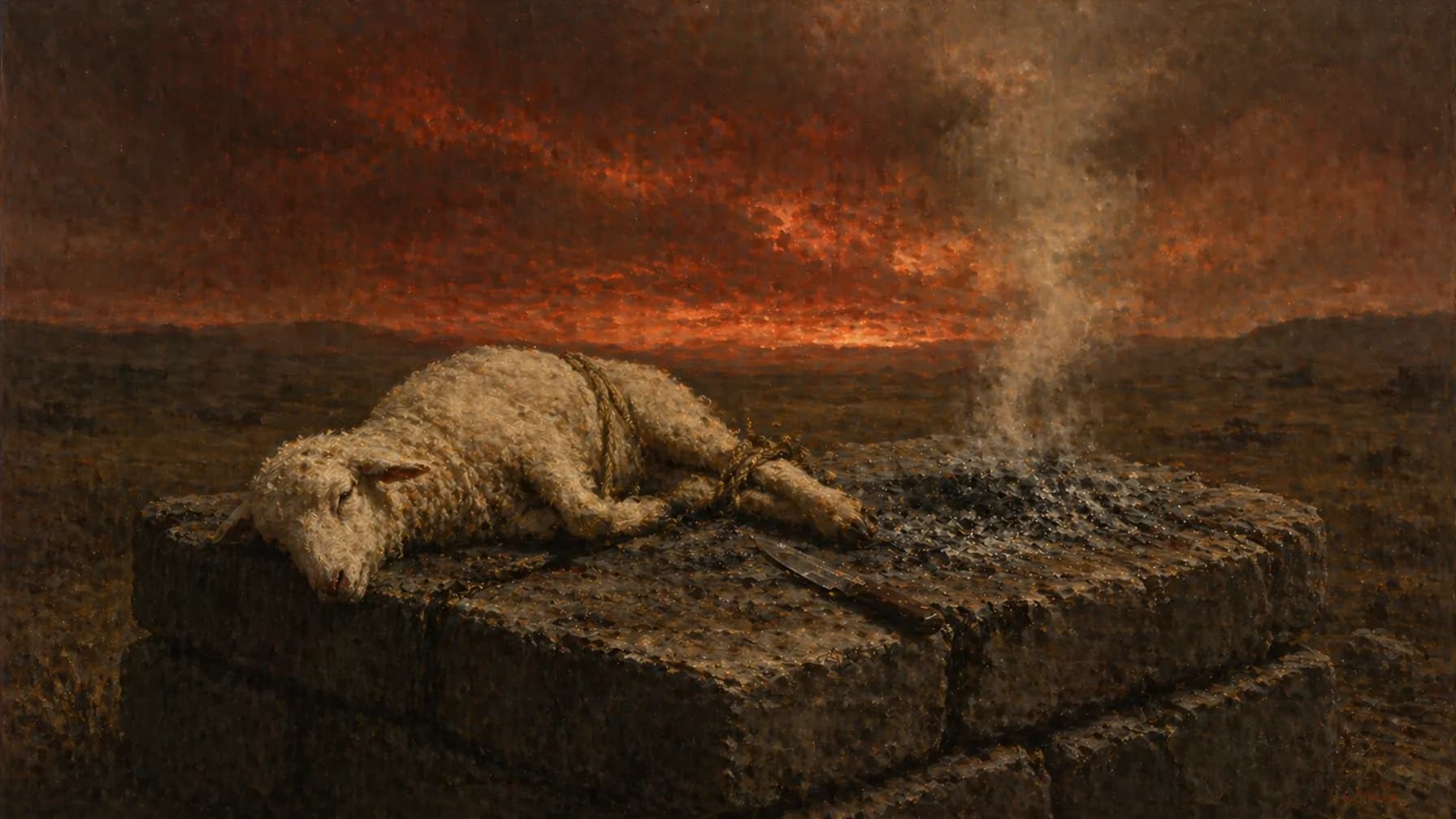 Penal Substitution illustration for Protos Bible study guide