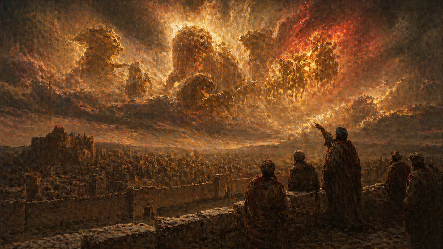 Reading Apocalyptic illustration for Protos Bible study guide