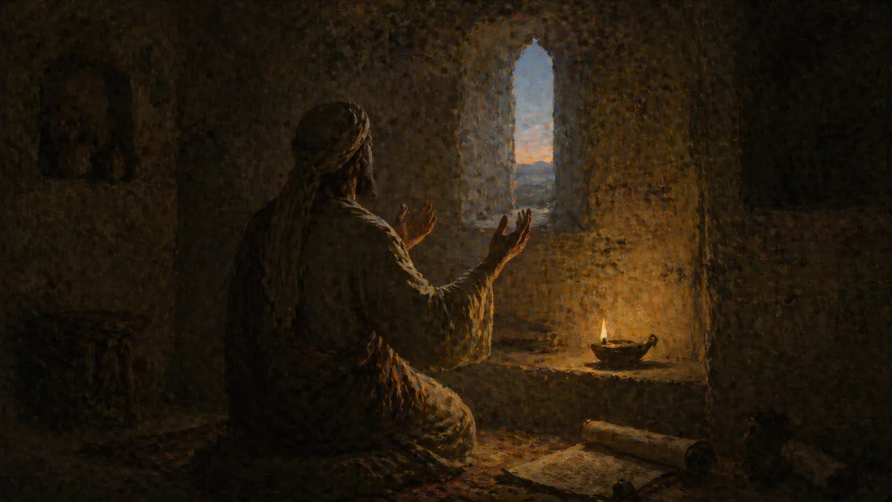 Suffering and the Christian illustration for Protos Bible study guide