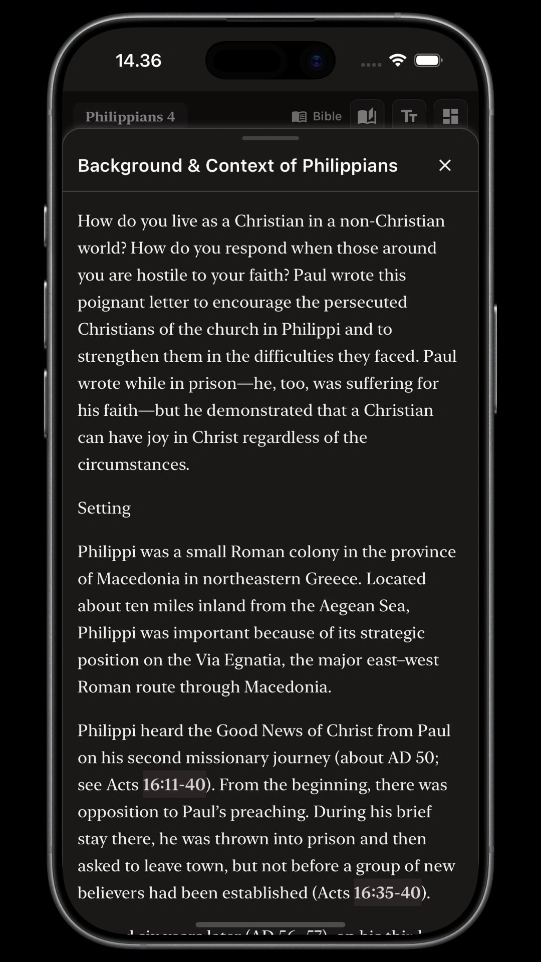 Protos App Feature
